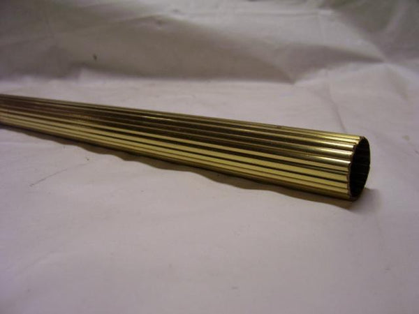 3/4 O.D., Reeded Brass Tubing 10359