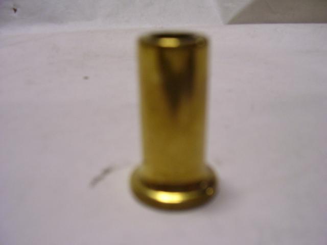 Shell Shade with 1/8ips. Slip Through Hole - Unfinished Brass