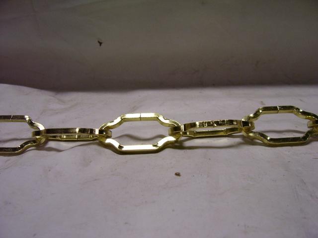 Heavy Gothic Brass Plated Chain - 1 Yard Length – My Lamp Parts